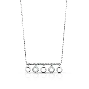 0.25 ctw Diamond Fashion Bar Necklace Pendant