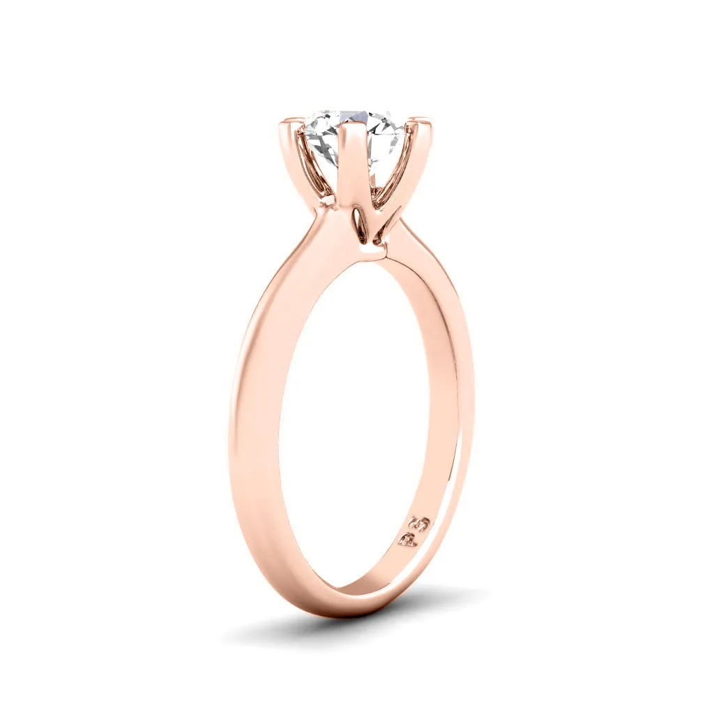 0.35-1.50 CT Round Cut Diamonds - Solitaire Ring