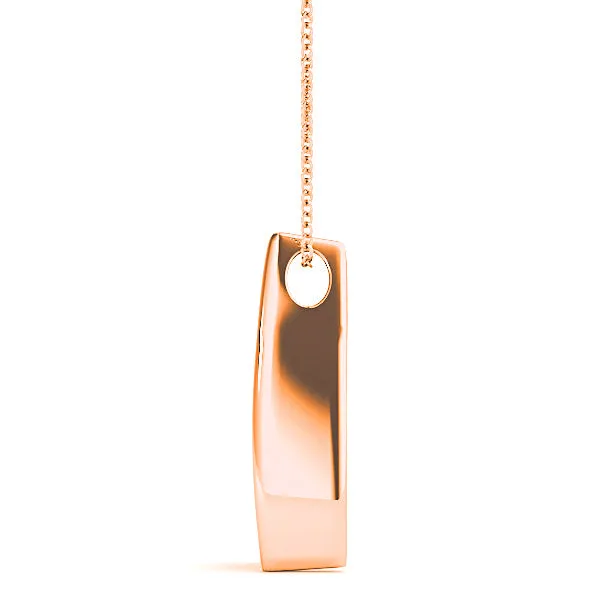 0.45 ctw Round Diamond Three Stone Necklace Pendant