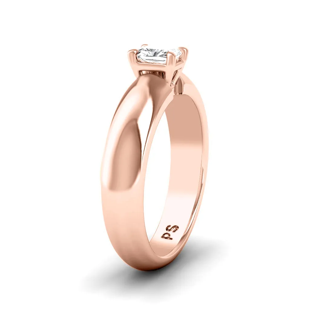 0.50-3.00 CT Radiant Cut Lab Grown Diamonds - Solitaire Ring
