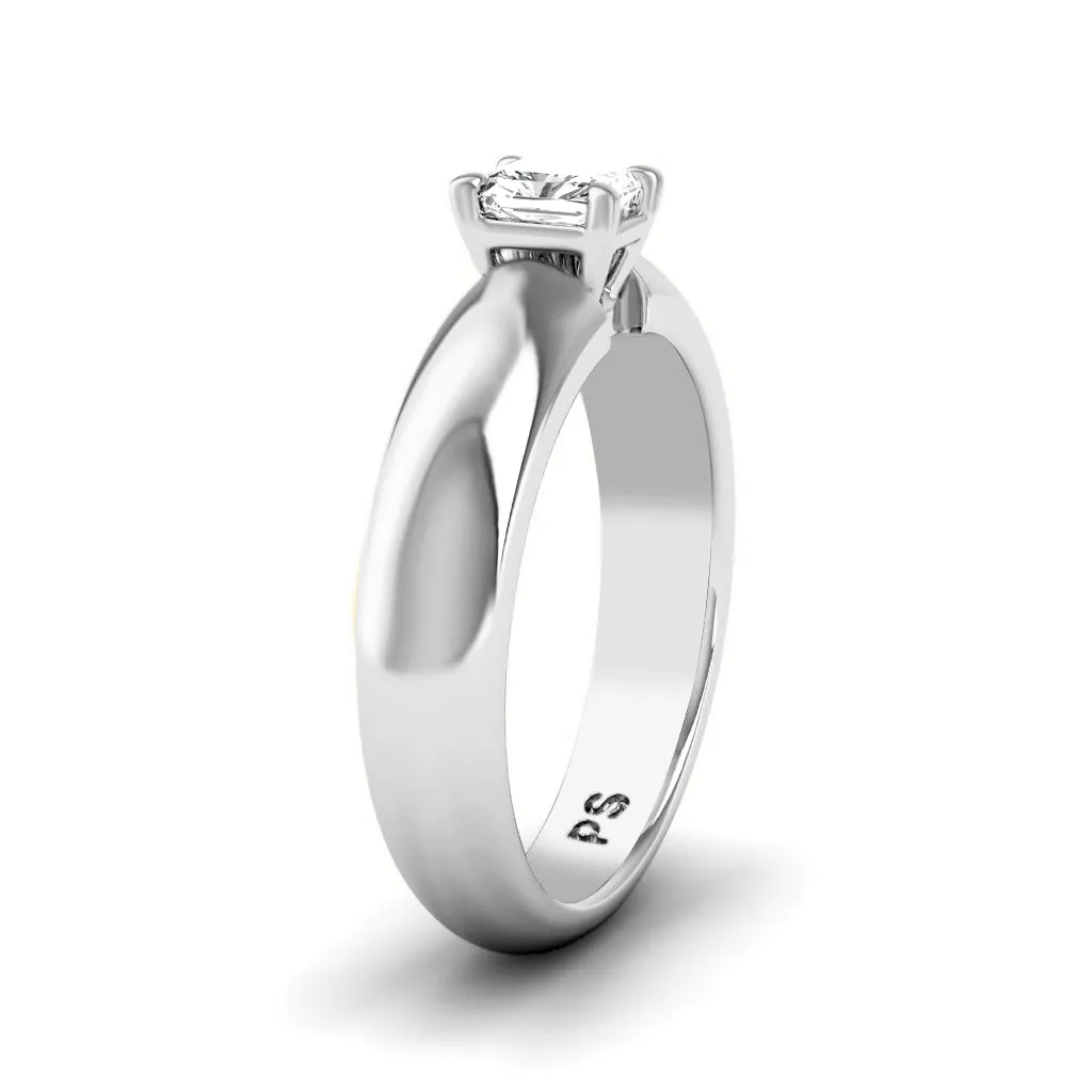 0.50-3.00 CT Radiant Cut Lab Grown Diamonds - Solitaire Ring