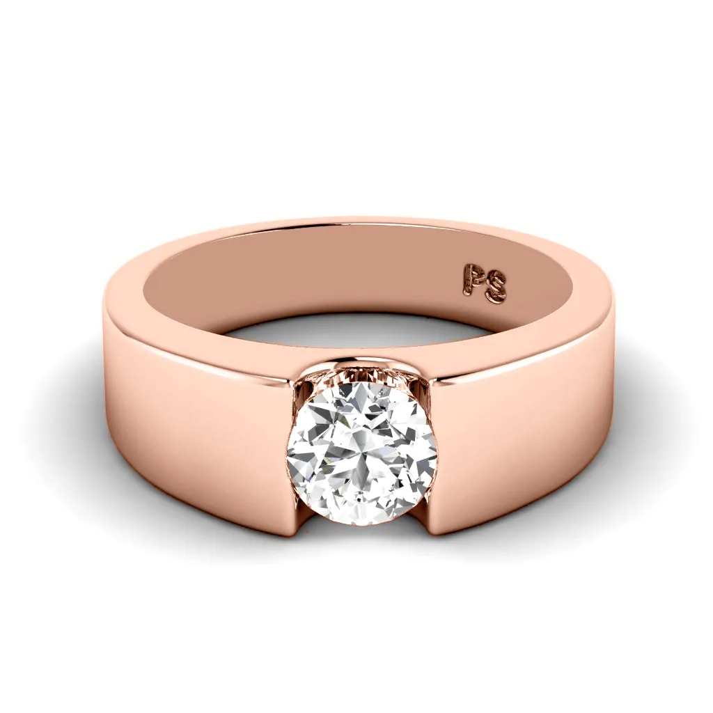 0.50-3.00 CT Round Cut Lab Grown Diamonds - Solitaire Ring