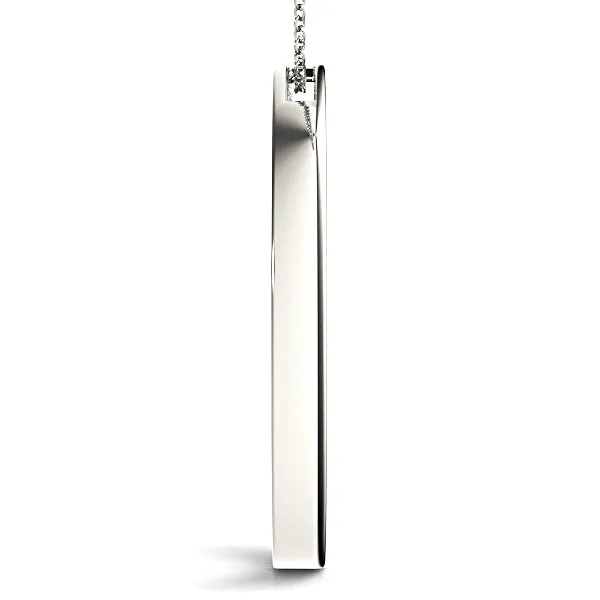 0.80 ctw Diamond Circle Channel Set Necklace Pendant