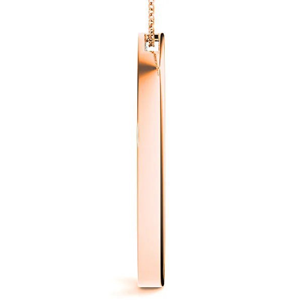 0.80 ctw Diamond Circle Channel Set Necklace Pendant