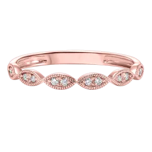 10KTR Diamond Mixables Fashion Ring 1/8Ct