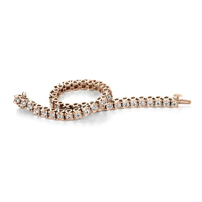 1/2 CTW Natural Diamond 7-inch Tennis Bracelet in 10KT Rose Gold