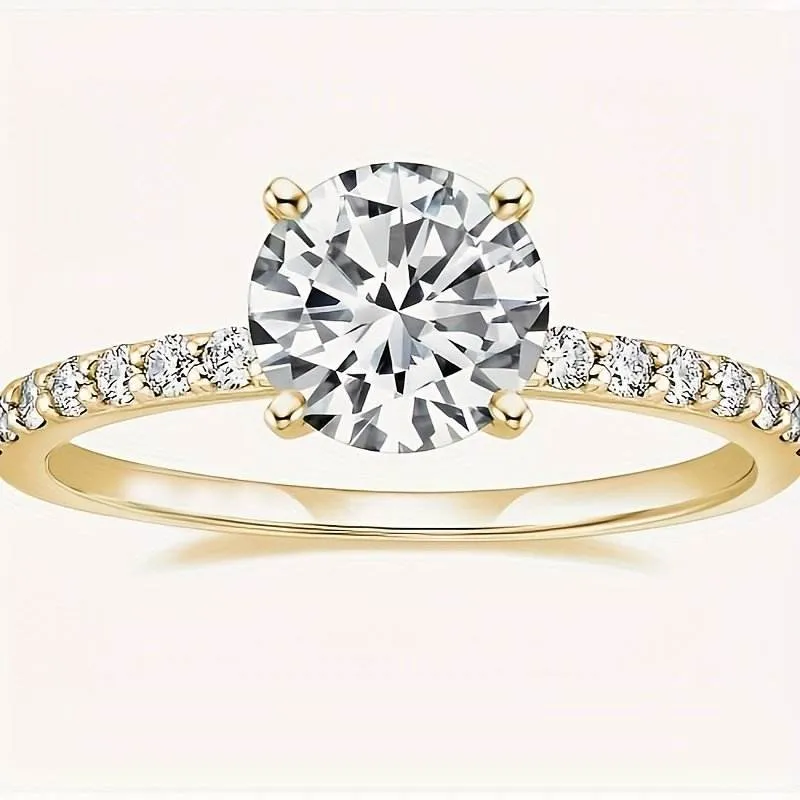 1.25 Carat Round Solitaire Halo Ring