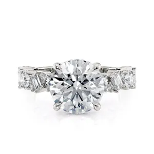 1.34ctw Mixed-Cut Diamond Engagement Ring