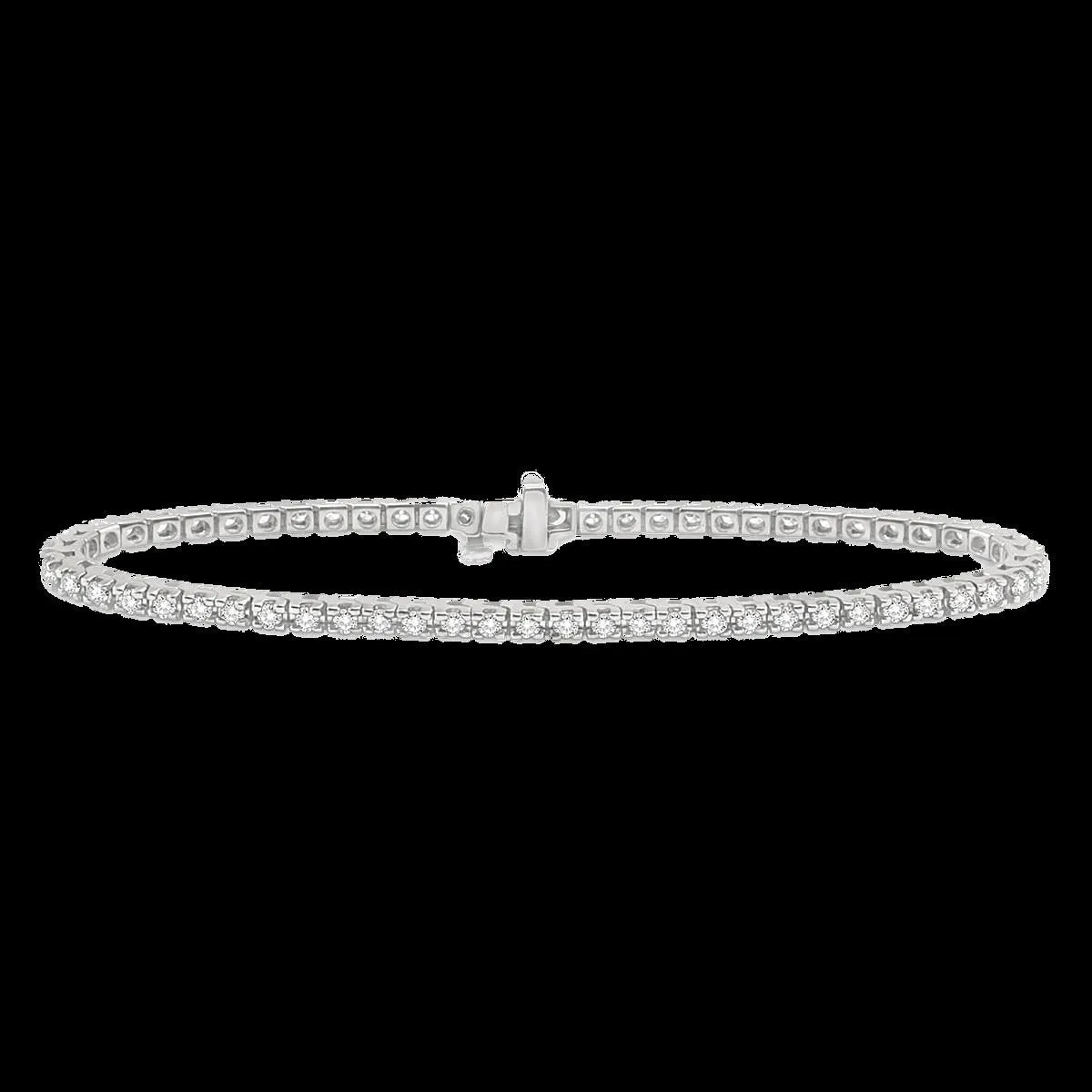 14K 1.03ct Diamond Tennis Bracelet