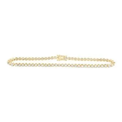 14K 3.00CT-7" Diamond Tennis Bracelet