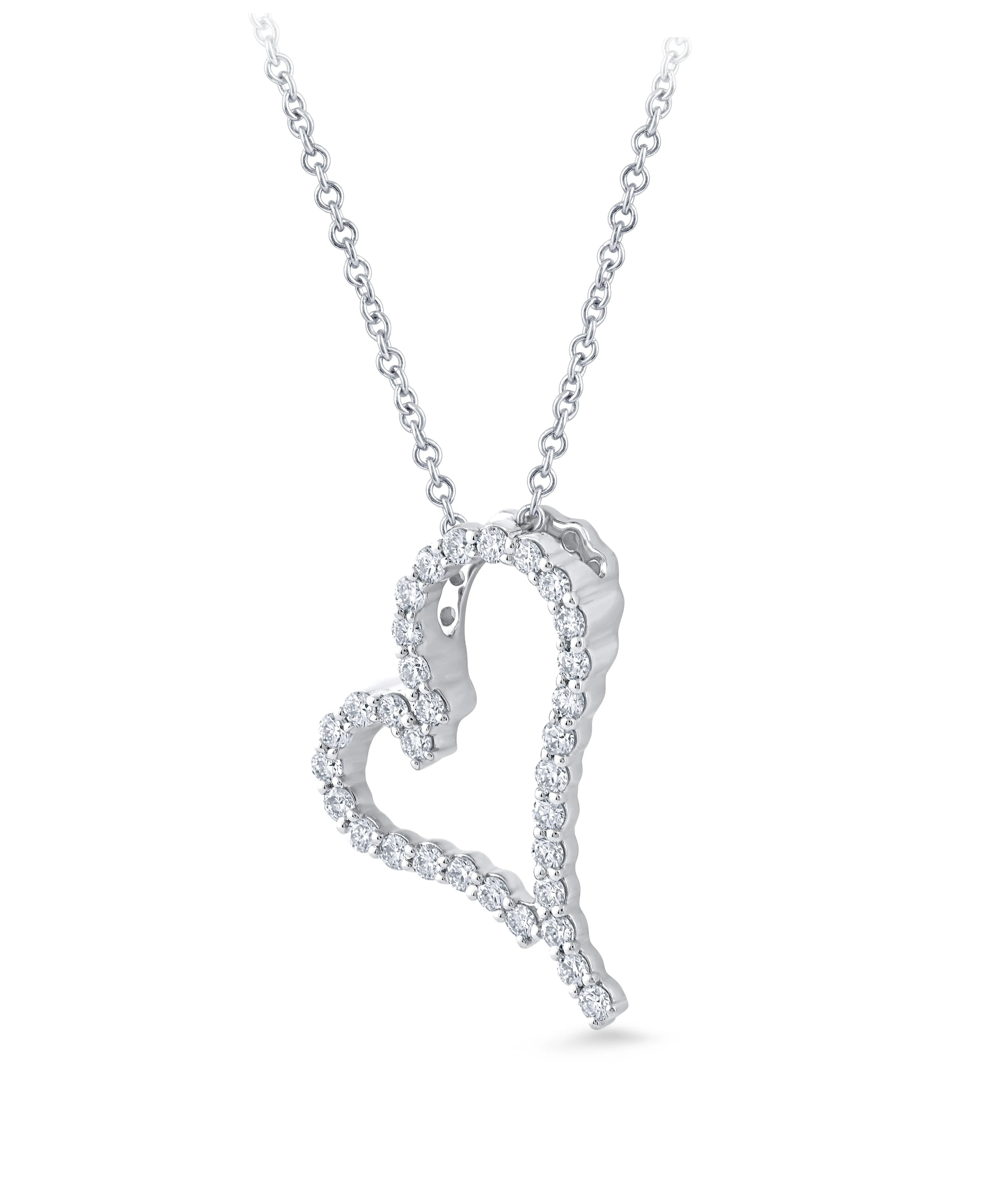 14K Gold & .40 TCW Lab Grown Diamond Heart Pendant