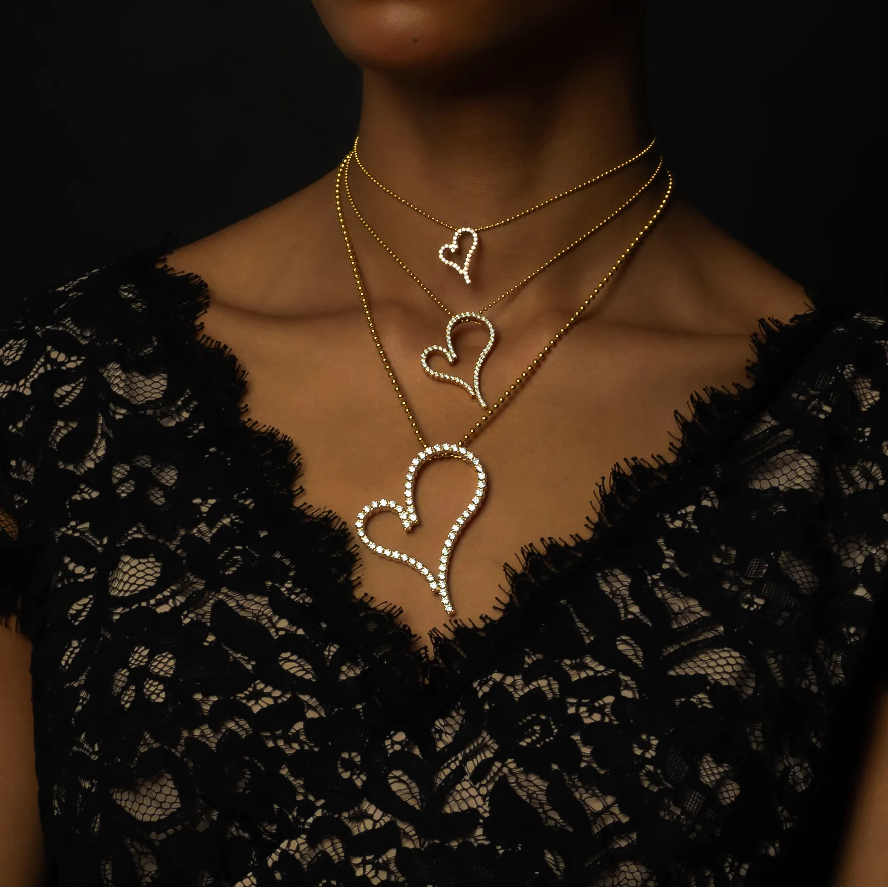 14K Gold & .40 TCW Lab Grown Diamond Heart Pendant