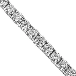 14K Gold Diamond Tennis Bracelet 4 MM 8.2 CTW