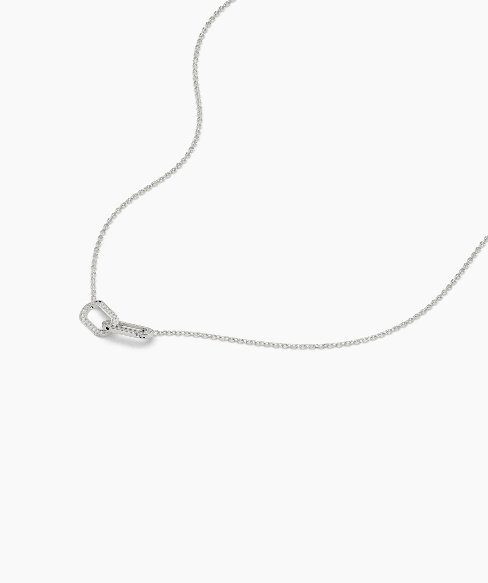 14K Gold Double Link Necklace