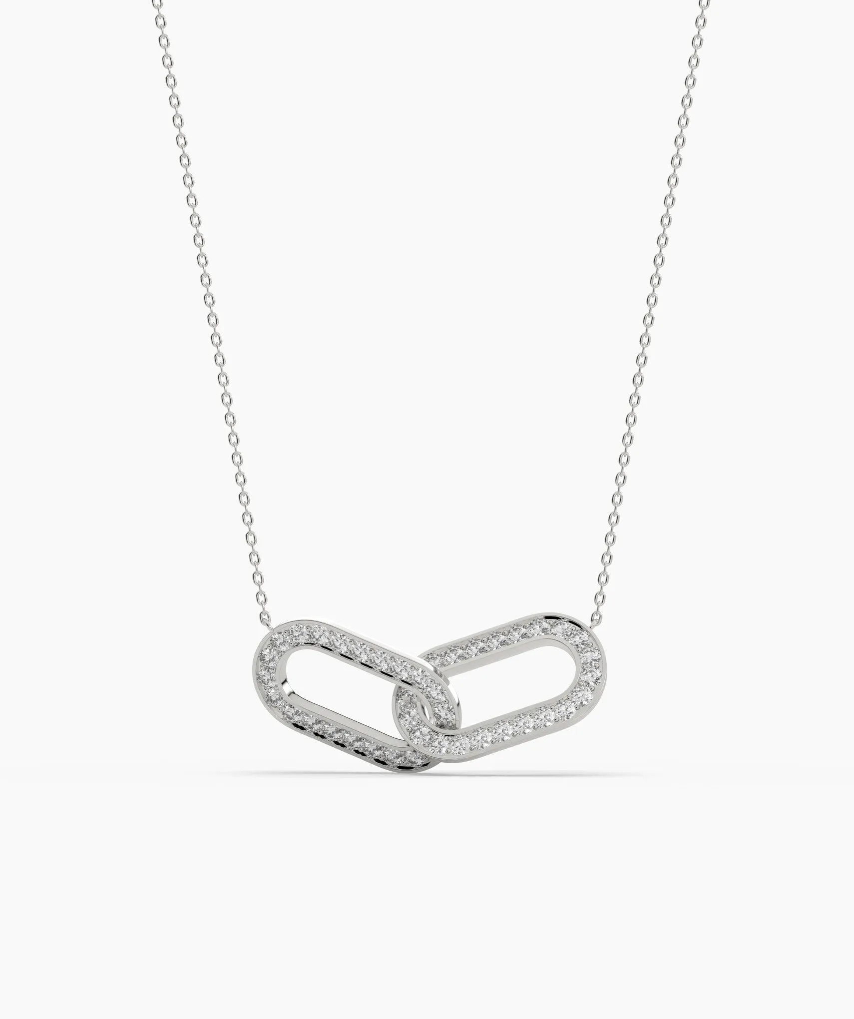 14K Gold Double Link Necklace