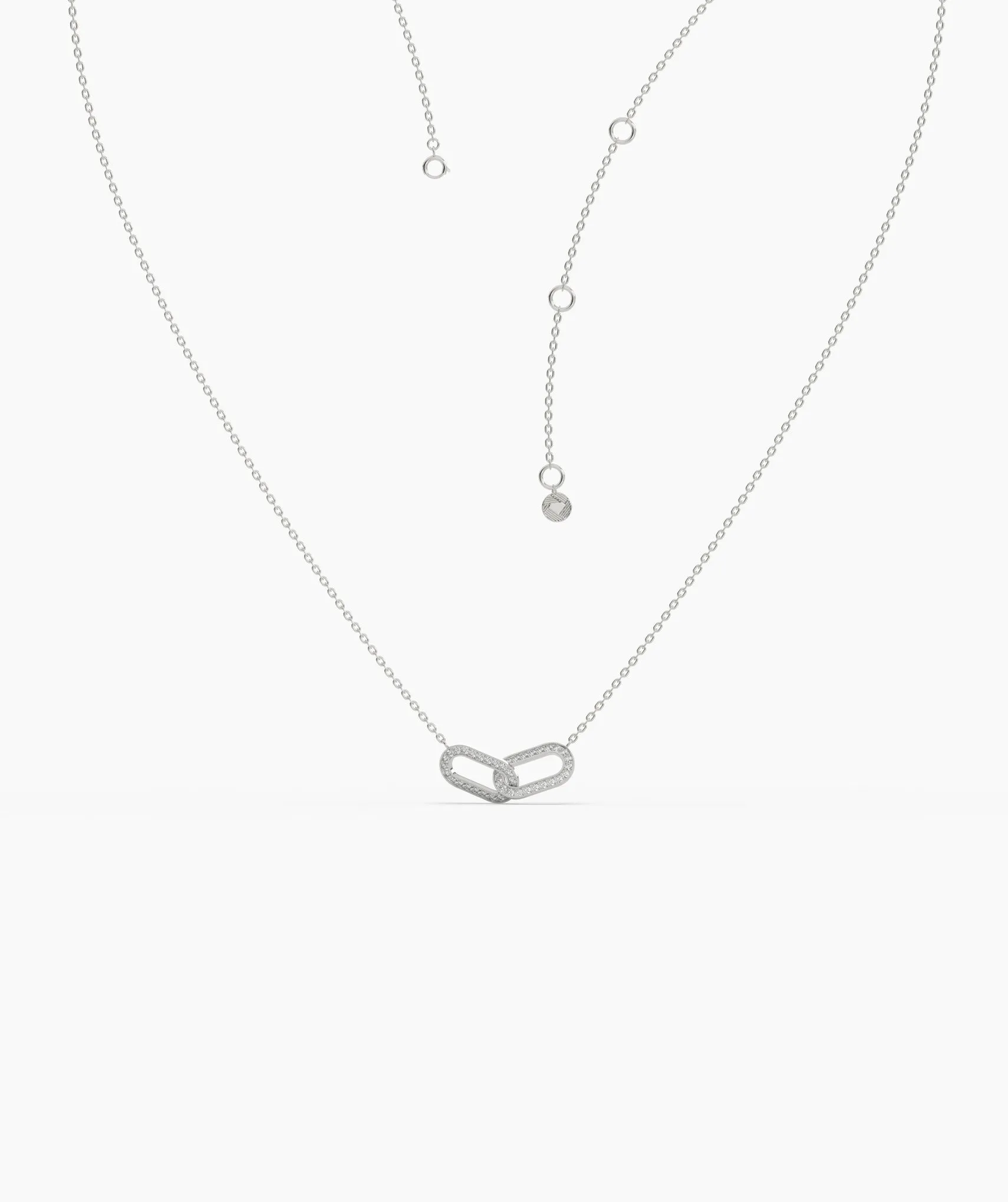 14K Gold Double Link Necklace