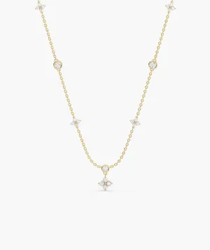 14K Gold Twinkling Starlight Necklace