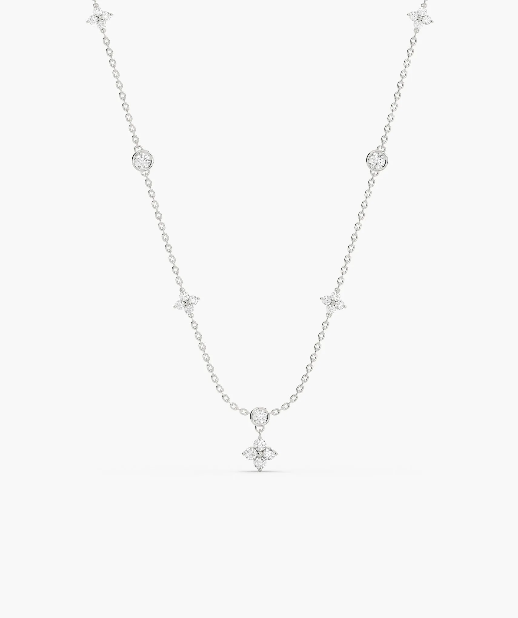 14K Gold Twinkling Starlight Necklace