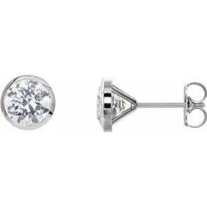 14K White 3/4 CTW Diamond Cocktail-Style Earrings