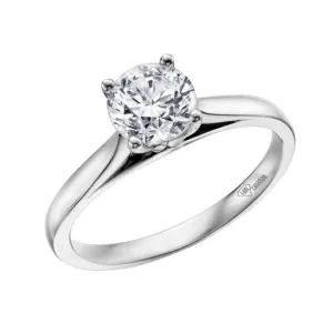 14K White Gold (0.20ct - 0.70ct) I Am Canadian Diamond Solitare Engagement Ring