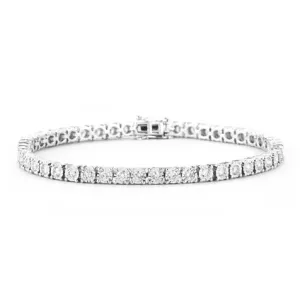 14K White Gold (1.00ct) Diamond Tennis Bracelet