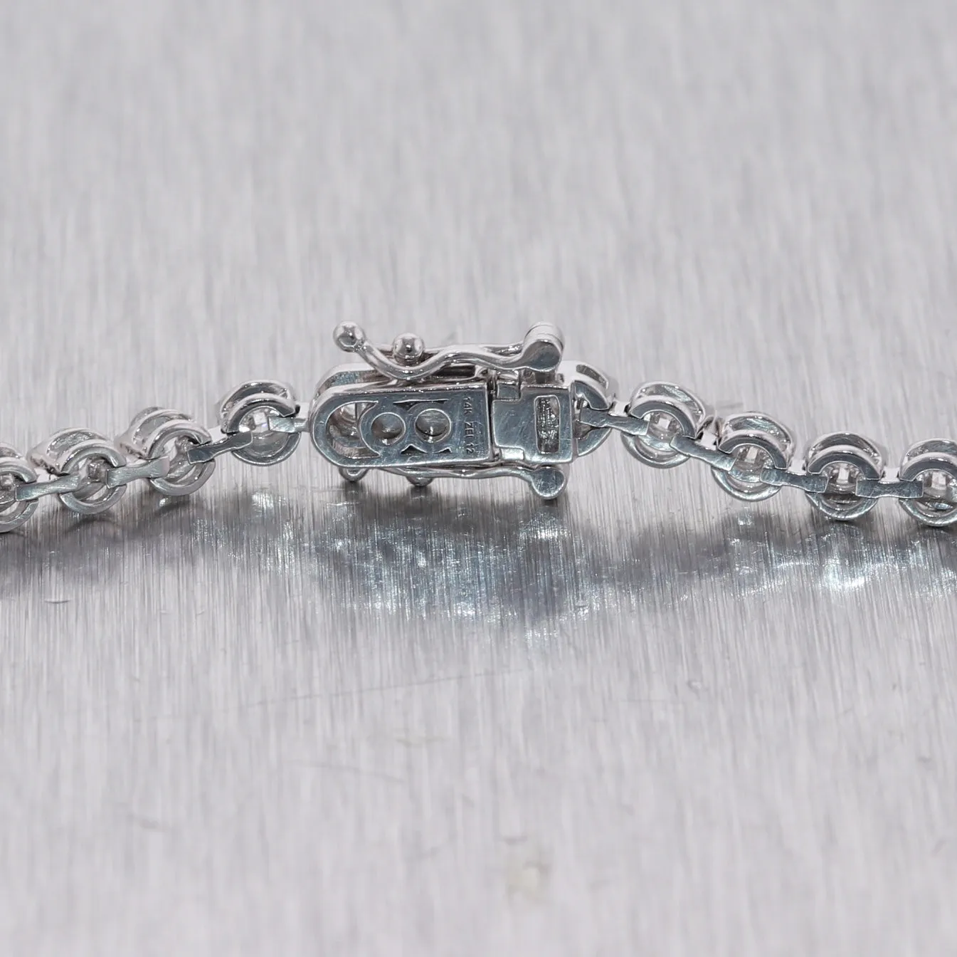 14k White Gold 2ctw Diamond Tennis Bracelet