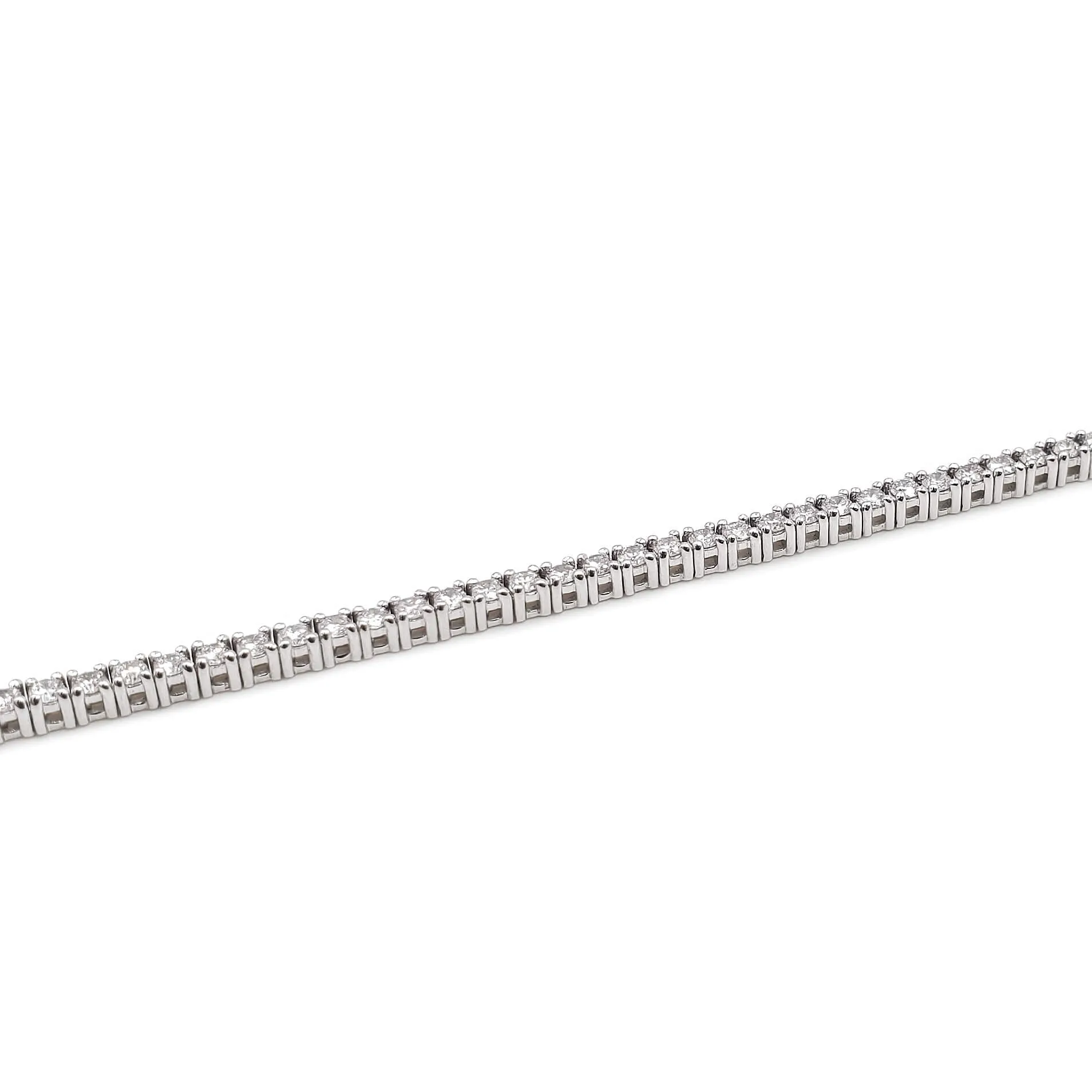 14K White Gold Diamond Tennis Bracelet, 2.00ctw, 5.96g