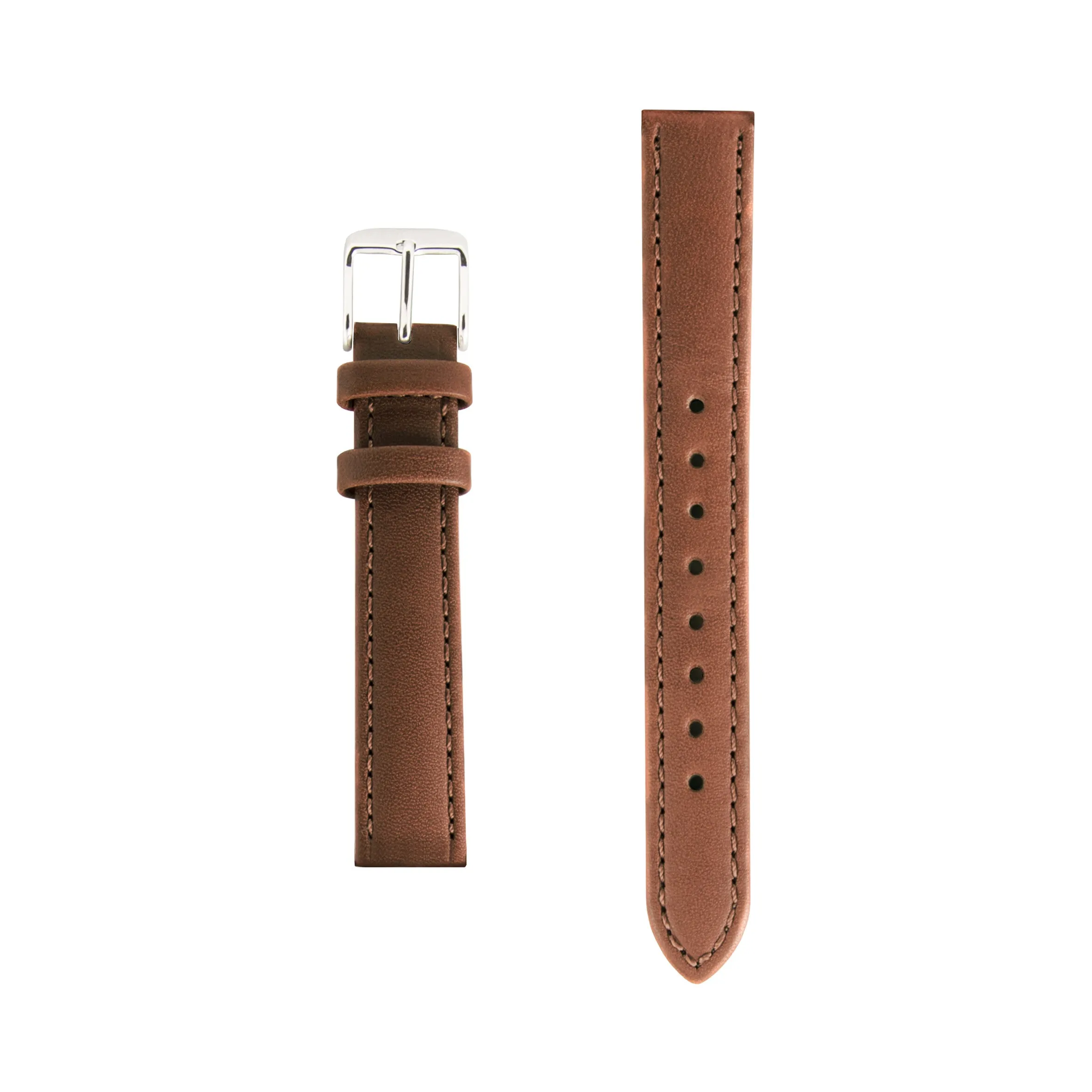 15mm - Tan Italian Leather Small Watch Strap