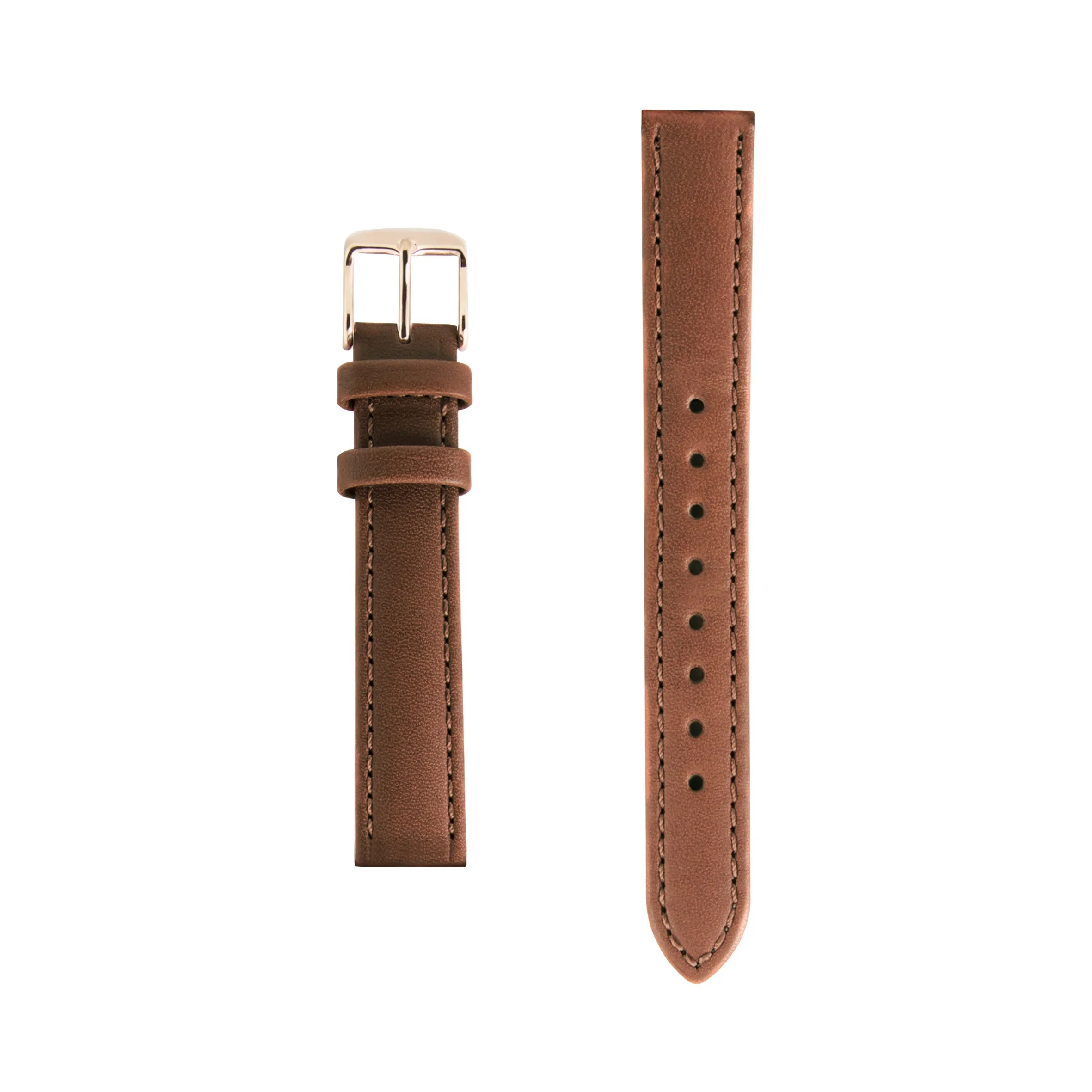 15mm - Tan Italian Leather Small Watch Strap