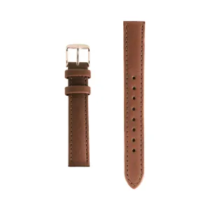 15mm - Tan Italian Leather Small Watch Strap
