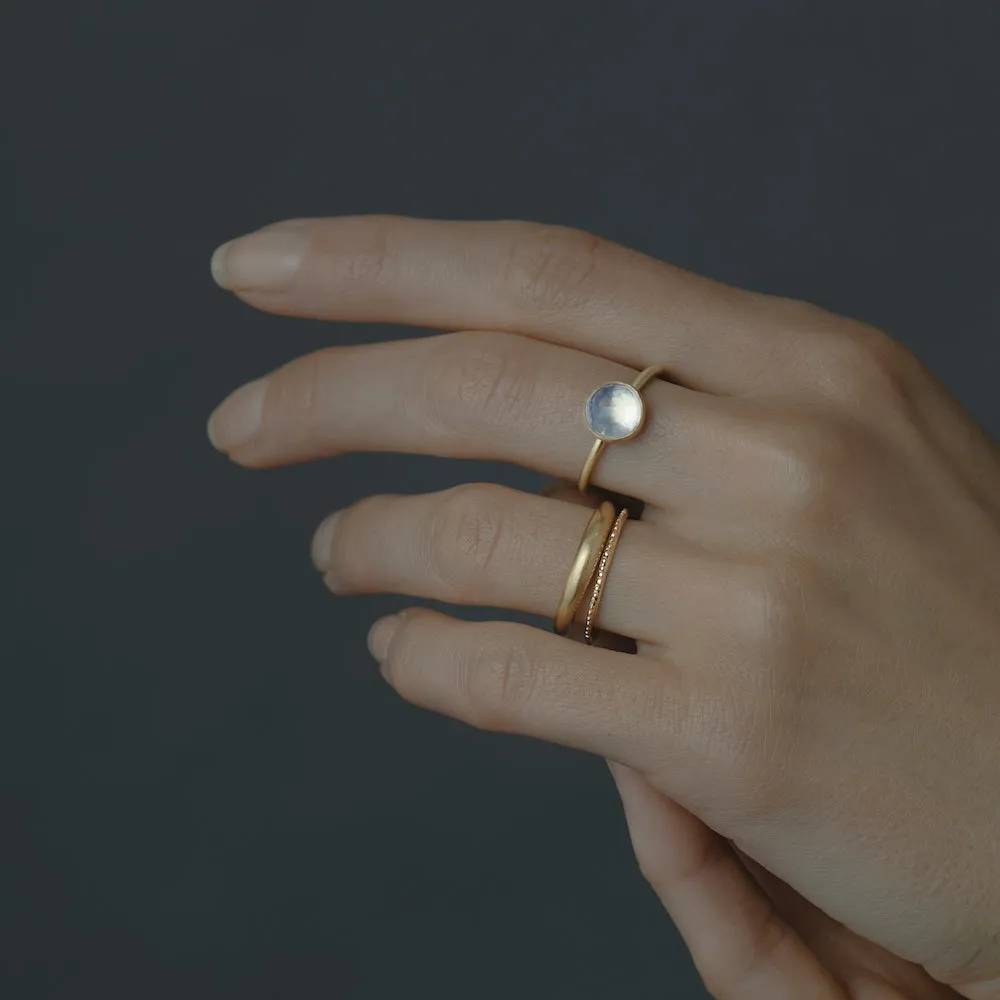 1.68 Carat One-of-a-Kind Rainbow Moonstone Ring | RMR15-OOAK