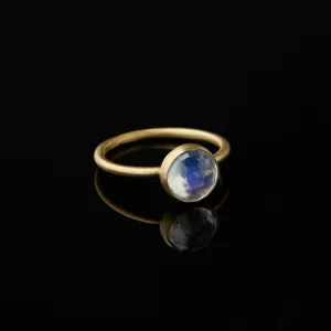 1.68 Carat One-of-a-Kind Rainbow Moonstone Ring | RMR15-OOAK