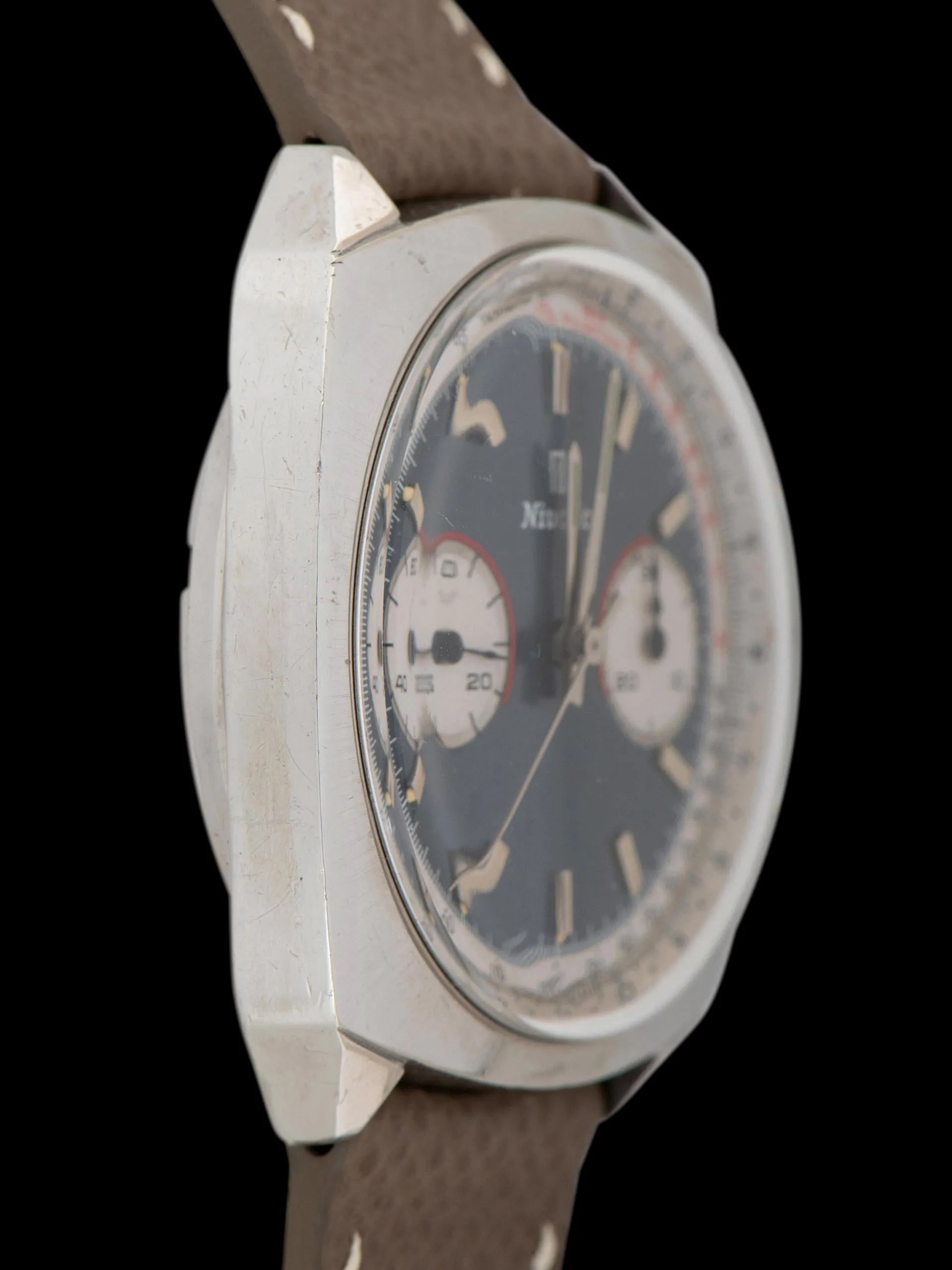 1970s Nivada Chronograph (Ref. 14301) Blue Dial 'Valjoux Cal. 7730'