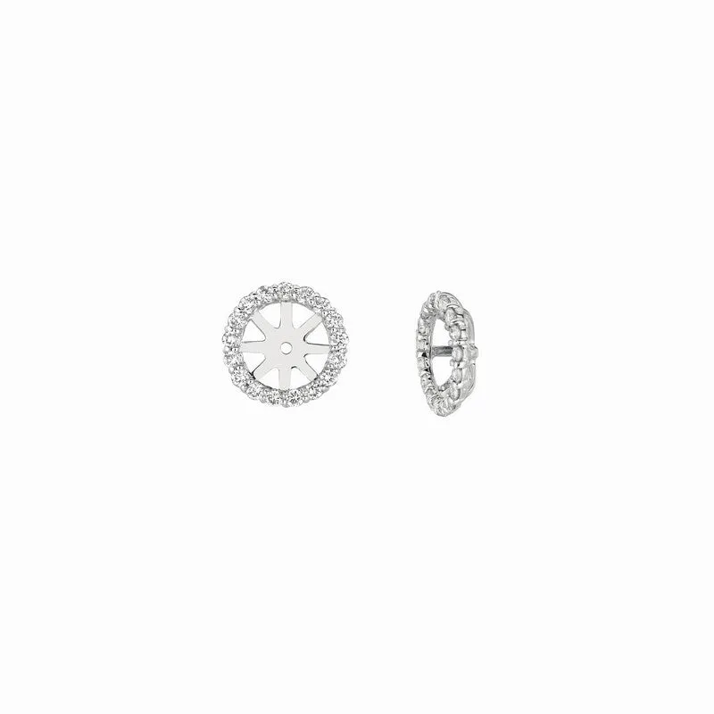 2 – 1/2CT DIAMOND JACKET EARRINGS 14K GOLD (0.5 CTW)