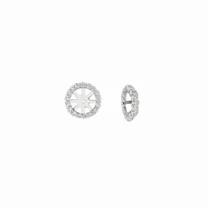 2 – 1/2CT DIAMOND JACKET EARRINGS 14K GOLD (0.5 CTW)