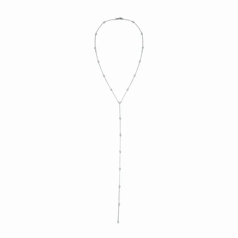20 POINTER DIAMOND NECKLACE 14K ROSE GOLD (4 CTW)
