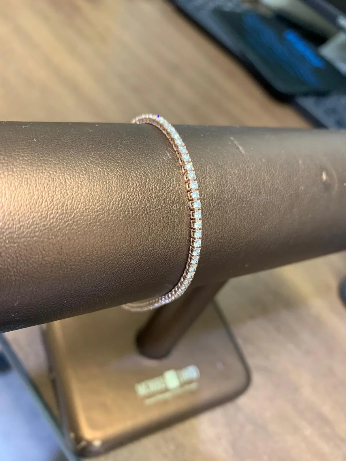 2.00 Carat Natural Diamond Tennis Bracelet G-H SI 14K Rose Gold 84 stones 7''