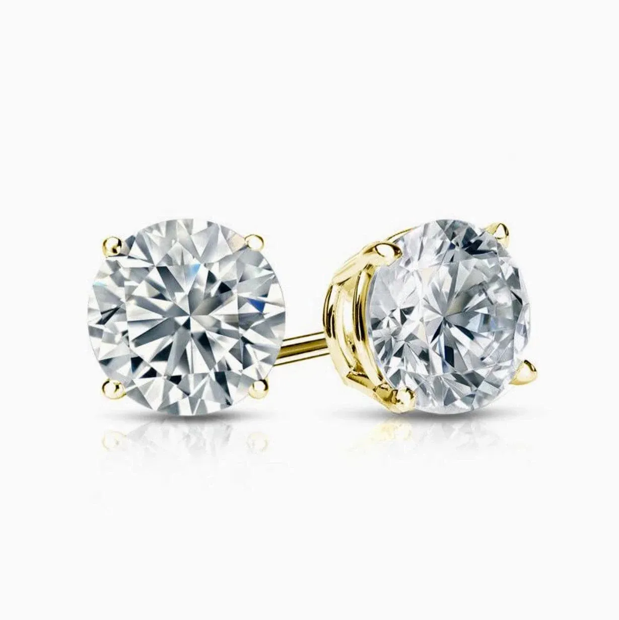 3/4ctw Lab Grown Diamond Stud Earrings