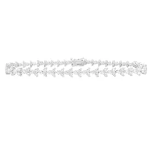 3.85ct 18k White Gold Diamond Bracelet