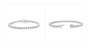 4.5ct Total Weight Lab Diamond Tennis Bracelet