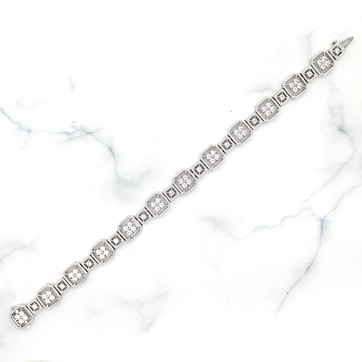 4.75Ct Sparkle Simulated Diamond Classic Tennis Bracelet