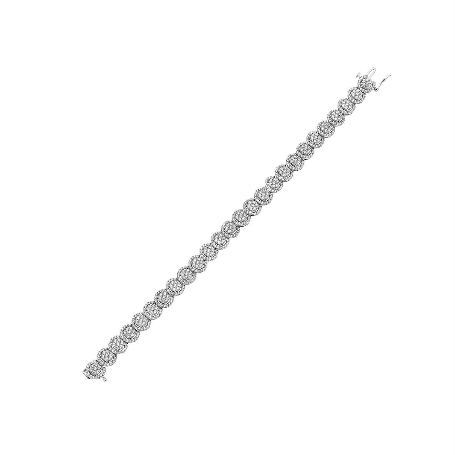 5 CTW Natural Diamond 7-inch Tennis Bracelet in 10KT White Gold