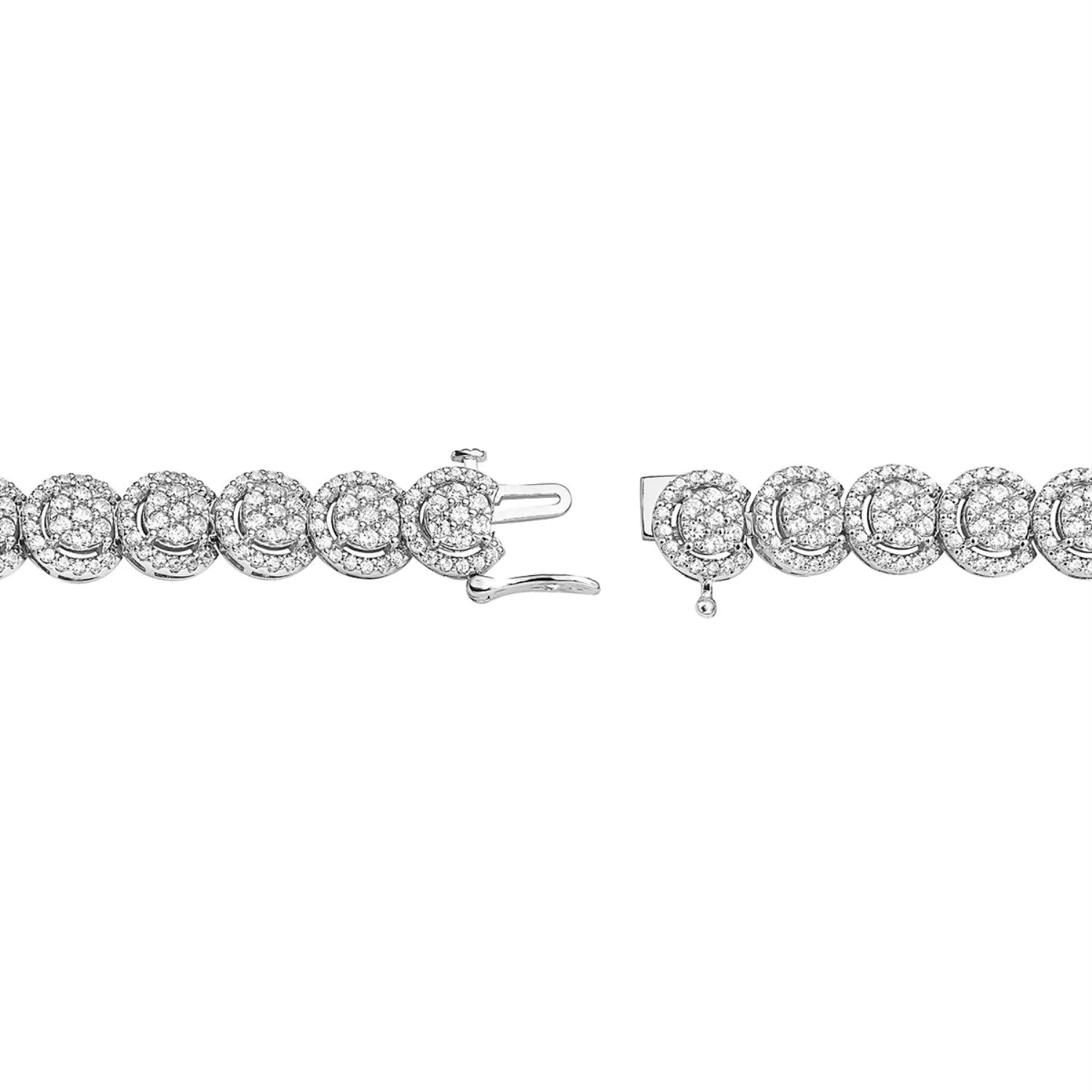 5 CTW Natural Diamond 7-inch Tennis Bracelet in 10KT White Gold
