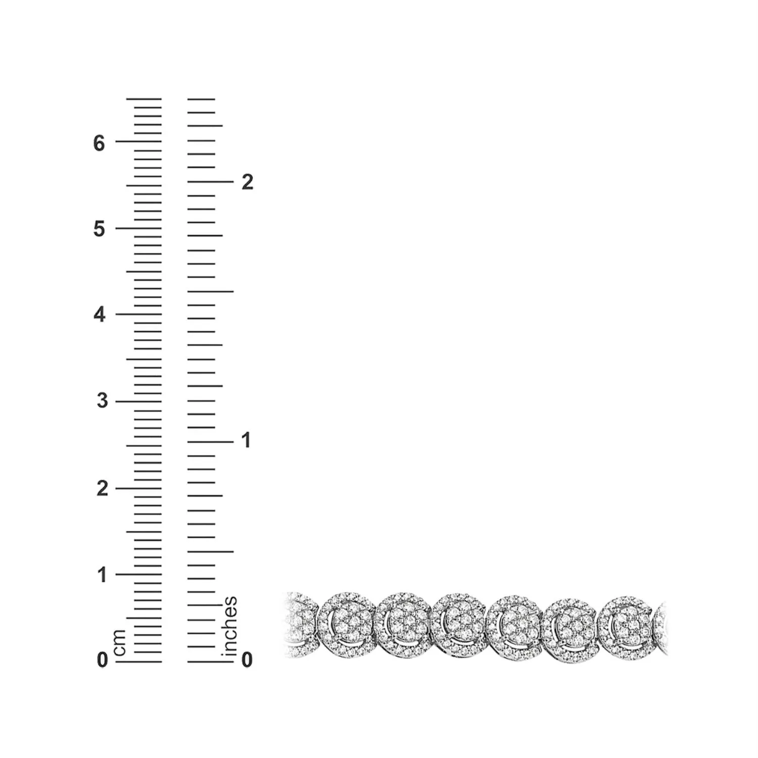 5 CTW Natural Diamond 7-inch Tennis Bracelet in 10KT White Gold