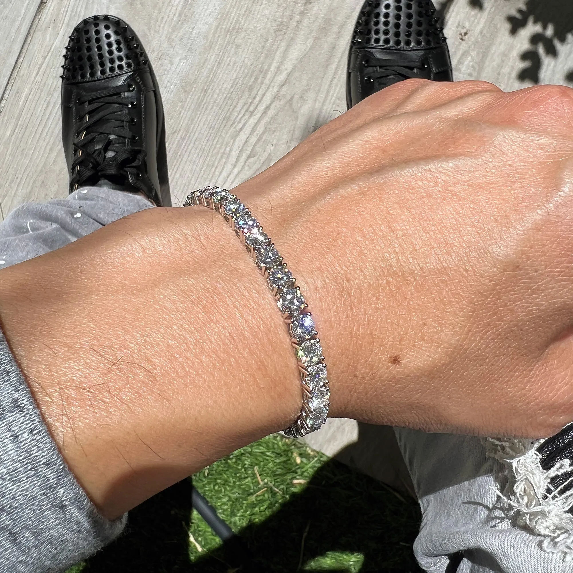 5MM Premium VVS Moissanite Tennis Bracelet