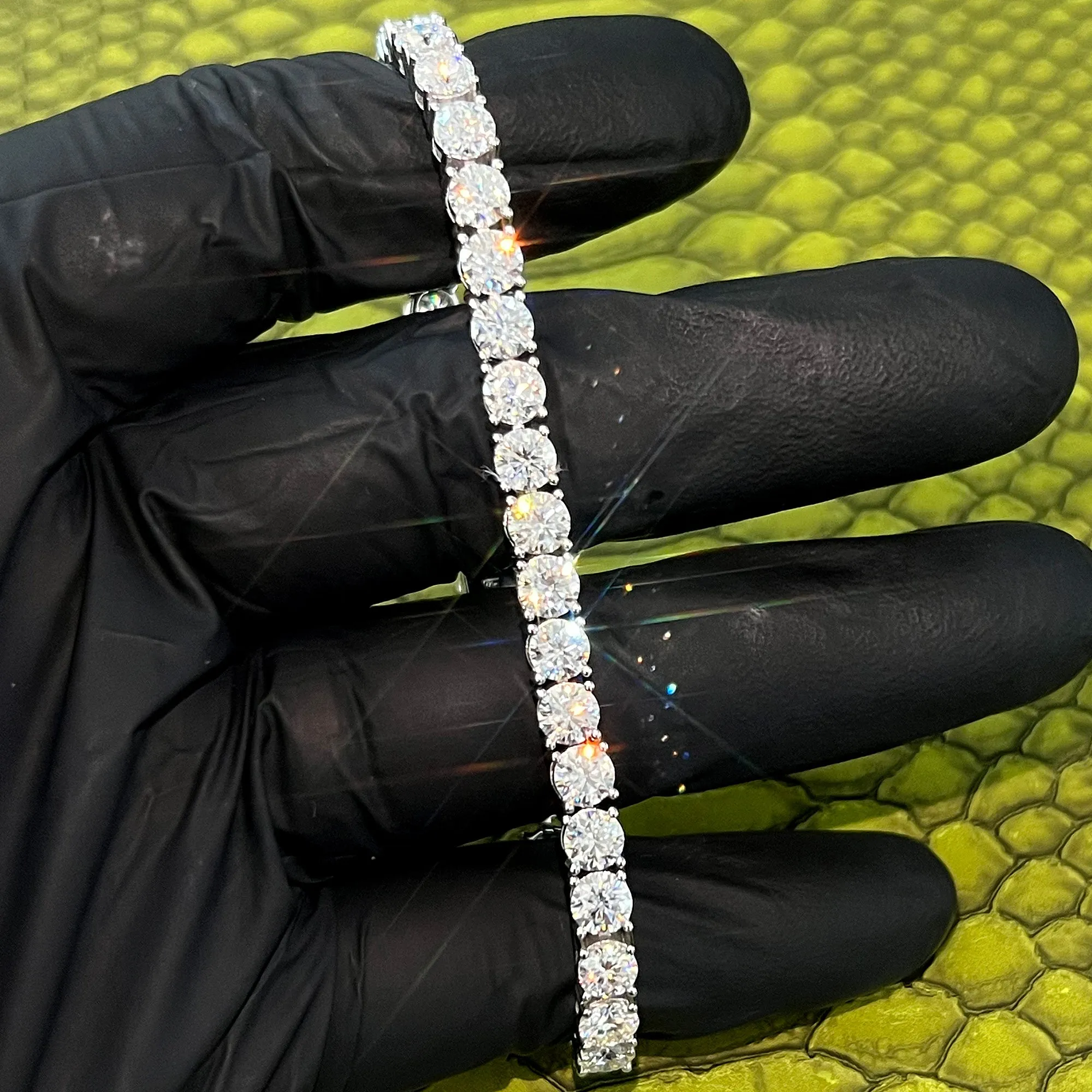 5MM Premium VVS Moissanite Tennis Bracelet
