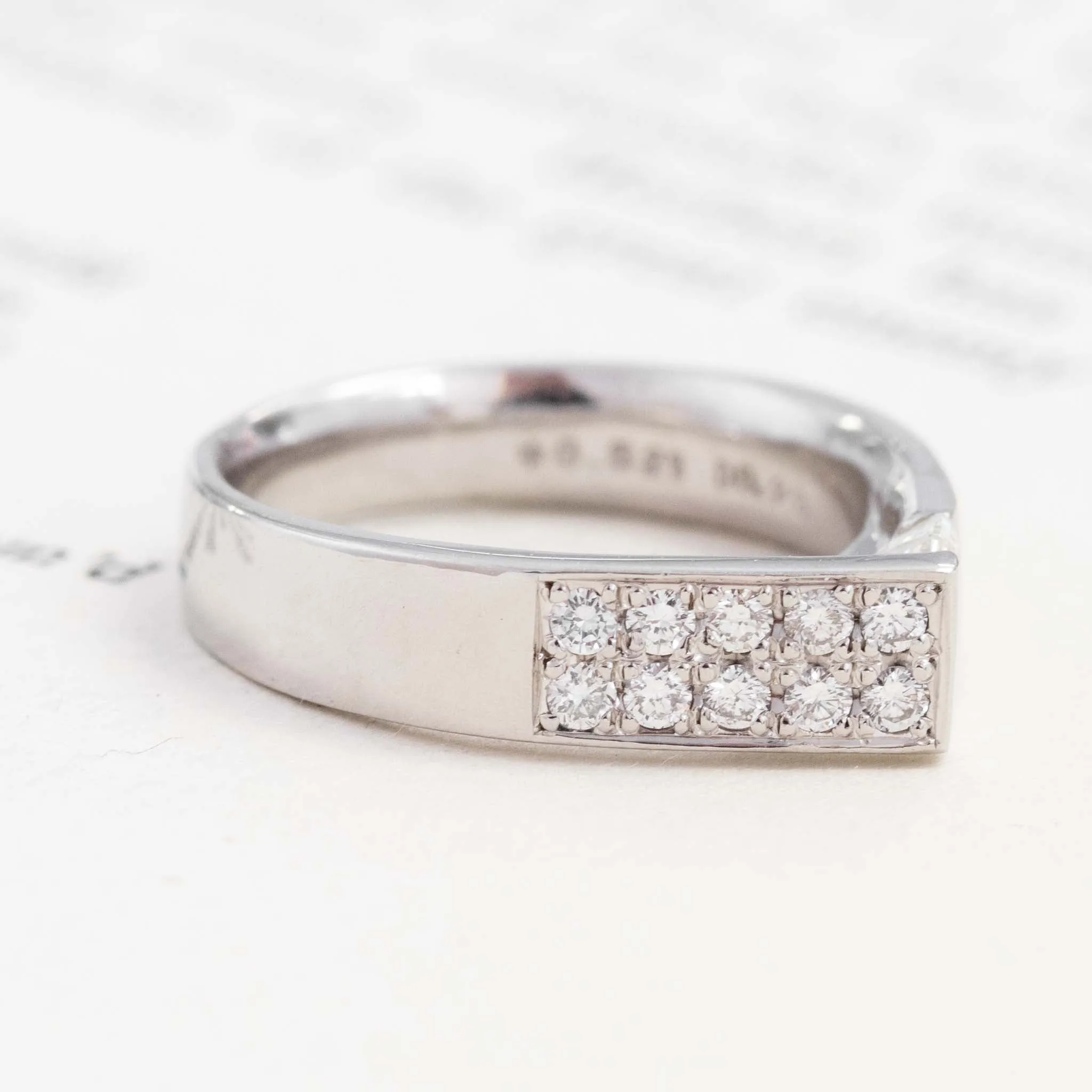 .75ctw Vintage Emerald Cut & Diamond Abstract Ring