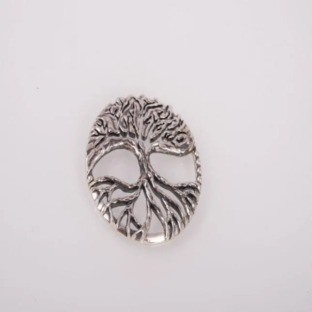 925 silver Yggdrasil The World Tree Pendant, Unique Handcrafted Viking Necklace