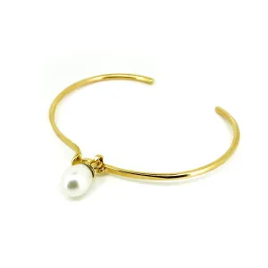 Aleisha Pearl Cuff Gold