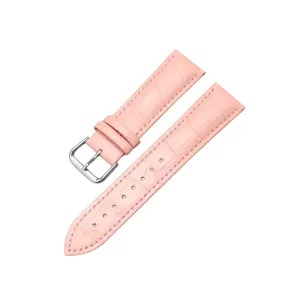 Alligator Leather Strap - Pink - Alligator Pattern